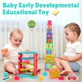 thumbnail image 2 of Toy Pound a Ball para niños pequeños de 1 a 3 años Montessori con martillo y tazas, 2 of 7