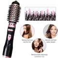 thumbnail image 4 of Yiliangx 3-in-1 Hot Air Styler and Rotating Hair Dryer, Rotating Hair Dryer, Rotating Hot Air Brush, Hot Air Styler and 360 Rotating Hair Dryer, Rotating Hair Dryer Brush (Rose Red), 4 of 12
