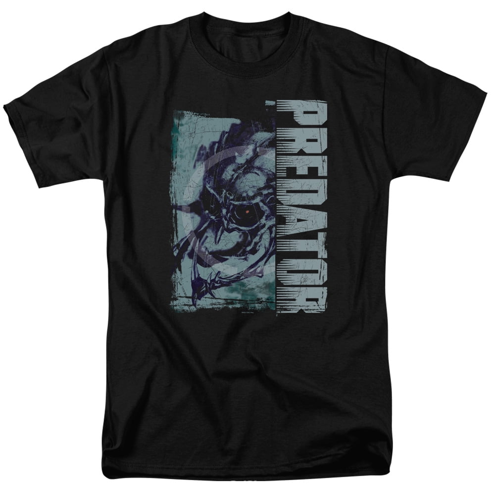 New Black 100/% Cotton Dot Print Short T-Shirts The Predator