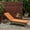 Rust Orange, variant on GDF Studio Teresa Outdoor Water Resistant Fabric Chaise Lounge Cushion, Rust Orange