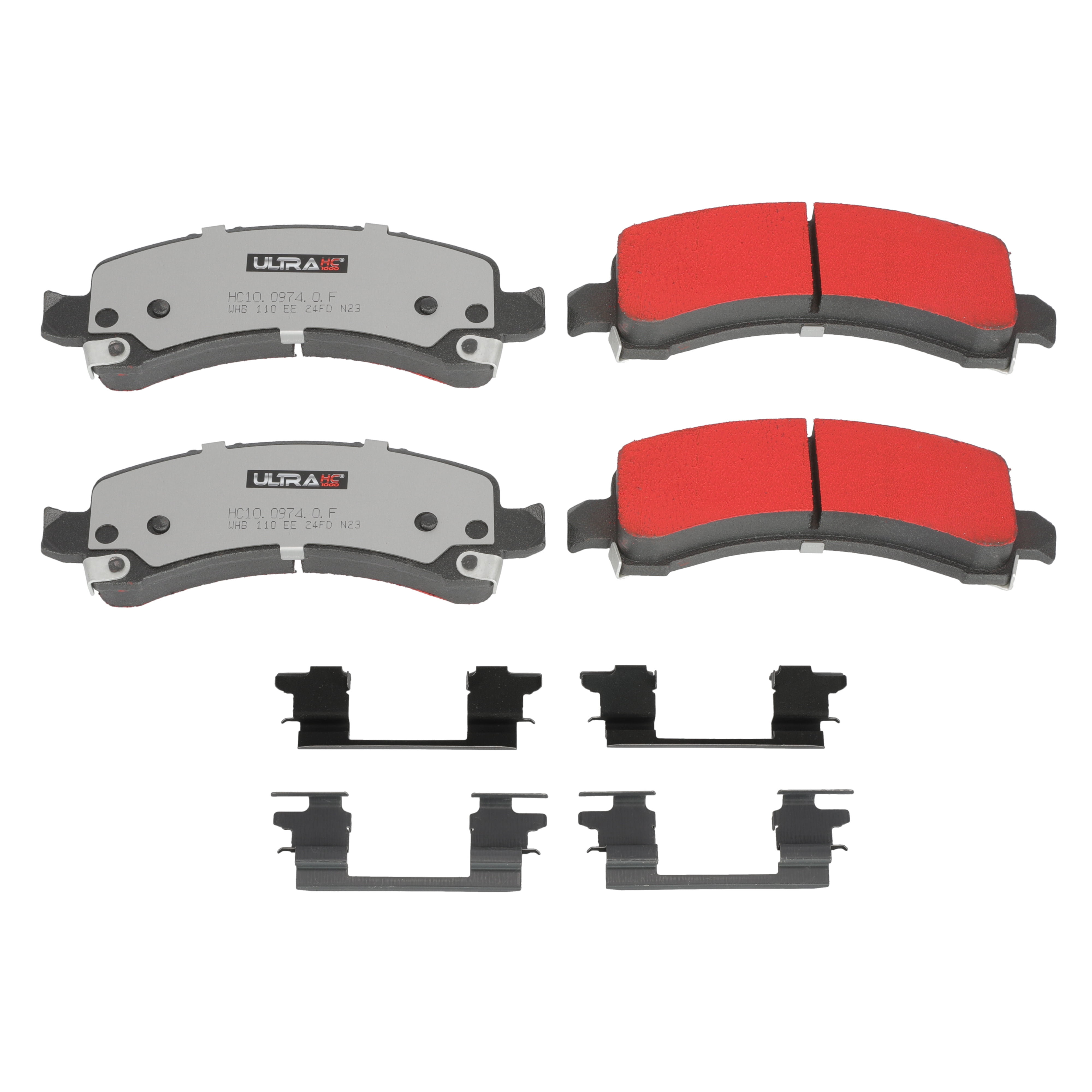 Ultra HC 1000 Brake Pad Set, Rear HC10.0974.0.F, Chevrolet Express 2500 2020-2003