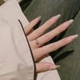 thumbnail image 1 of 24pcs Nails Patch Glue Type Shiny Long Paragraph Fashion Removable Manicure, 1 of 1