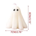 thumbnail image 3 of Halloween Ghost Candle Figurine Decor, Cute Spooky Wax Centerpiece Ornament Stable Base, Tabletop Party Home Display for Halloween Haunted House Decoration, 3 of 9