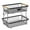 Multicolor 【Storage rack *1】, variant on Fruit Storage Basket Double Layer Detachable Wooden Handle Portable Kitchen Pantry Organizer for Fresh Produce Display and Countertop Organization Topliu