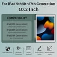 thumbnail image 4 of Detachable Wireless Keyboard Cover for iPad 7/8/9 Gen 10.2", Slim Folio Case with Apple Pencil Slot Adjustable Stand Auto Sleep Wake,Dark Green, 4 of 9