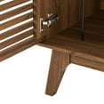 thumbnail image 5 of Modway Render Wood & Vinyl Record Display Stand with Hinged Door in Walnut, 5 of 9