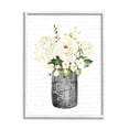 thumbnail image 2 of Stupell Industries White Flower Blossoms Laundry Jar Fancy Script Graphic Art White Framed Art Print Wall Art, Design by Lettered and Lined, 2 of 5
