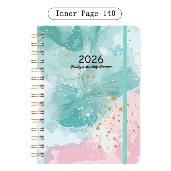 2026 Planner, Monthly and Weekly Calendar Planner for Women, Jan 2026 - Dec 2026, Hardcover Pretty 2026 Agenda Planner Book with Tabs, Hardcover, Perfect for School Office Home Supplies,Blue,