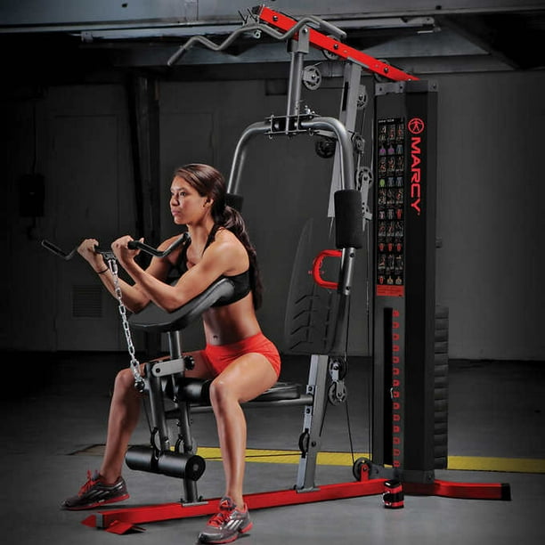 Marcy 150-lb Multifunctional Home Gym Station for Total Body Training