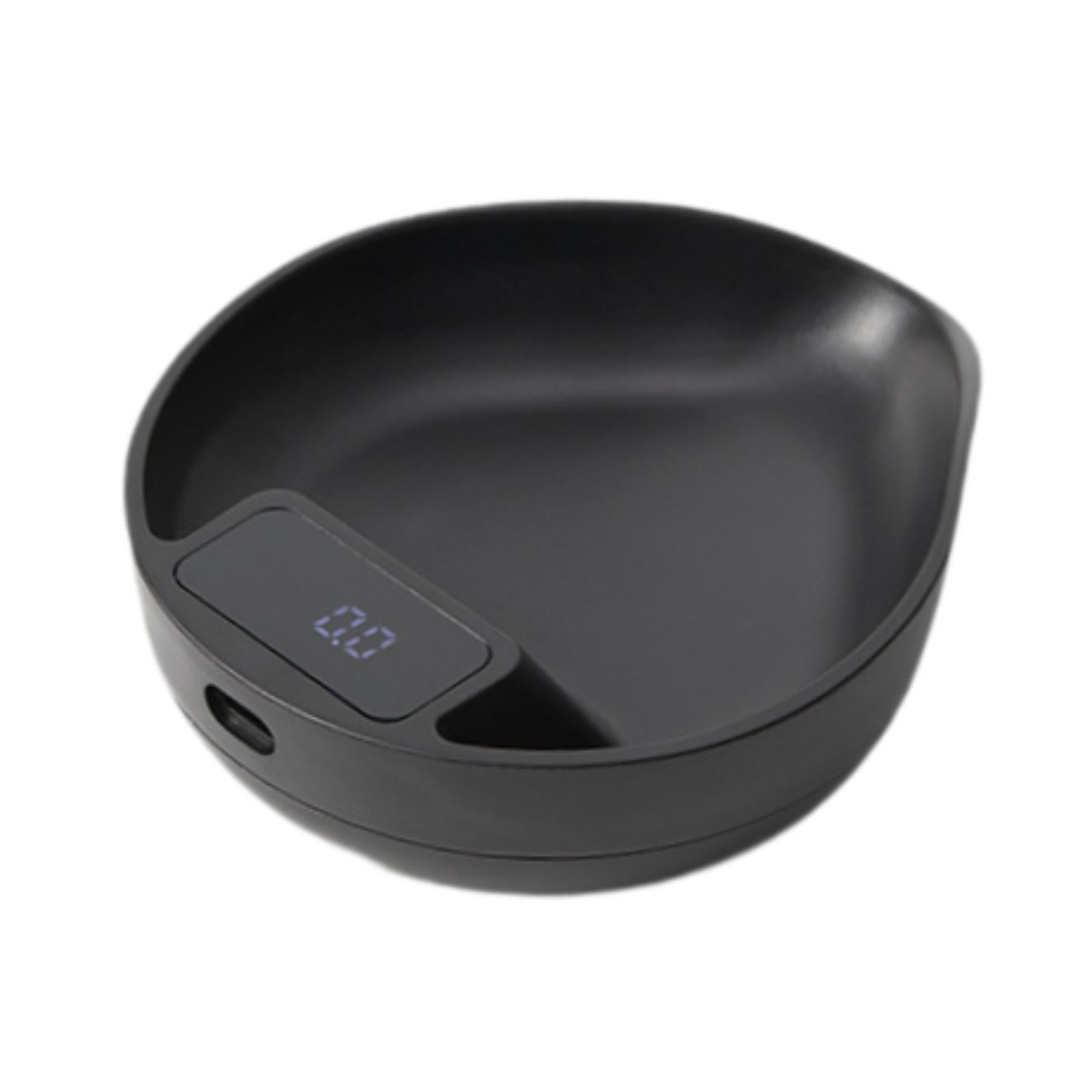 Fiocias Coffee Scale 999G / 0.1G Portable LED Display Baking Scale Mini Scale Electronic Black