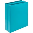 thumbnail image 2 of Samsill, SAMU86377, Earth's Choice Fashion Biobased USDA Certified 1" View Binders, 2 / Pack, Turquoise, 2 of 6