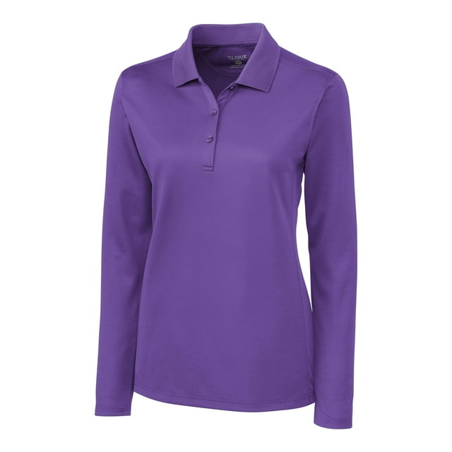Clique L/S Ice Lady Pique Polo Shirt