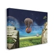 thumbnail image 4 of Stupell Industries Elephant Balancing on Ball Animals & Insects Painting Gallery Wrapped Canvas Art Print Wall Art, 20 x 16, 4 of 8
