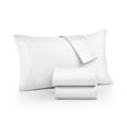 thumbnail image 1 of Jessica Sanders Washed Microfiber Solid 4 Pc. Sheet Set, California King Bedding, White, 1 of 1
