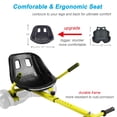 thumbnail image 6 of Hoverboard Seat Attachment For Kids, 265lbs Capacity Go Kart Attachment,Accessory w/ Adjustable Length 26”-34.5”,Bigger&Sturdier Seat,Transform 6.5” 8” 10” Hoverboard Into Go Cart, 6 of 7