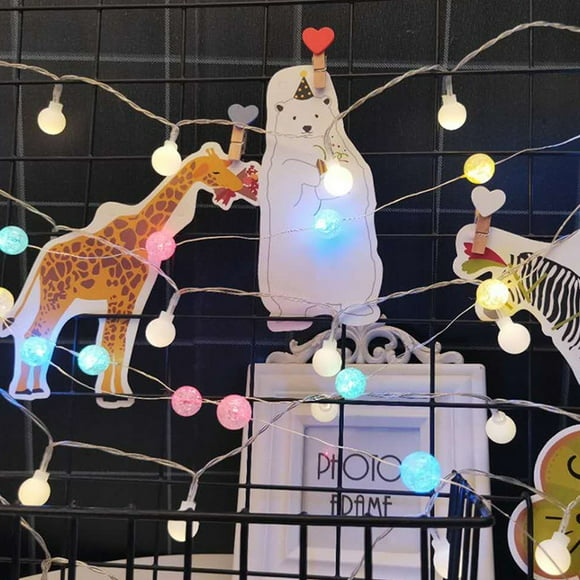OUNONA Cluster Lights String Light Transparent Plastic Lighting Festival Setting 1 Set