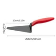 thumbnail image 3 of Spatule à Pizza en Acier Inoxydable Pelle de Transfert Spatule Triangulaire Longue Spatule à Plat Spatule de Friture Outil de Transfert de Pizza Cuit au Four, 3 of 4