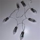 thumbnail image 5 of Guirnalda de luces navideñas a pilas con detalles de nieve | Decoración navideña para interiores | Longitud total de 2 m con sección iluminada de 50 cm | Cable transparente y temporizador de 6 horas, 5 of 7