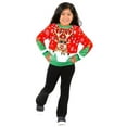 thumbnail image 4 of Socal Look Kids Christmas Sweater, Children's Acrylic Holiday Pullover, 11-12 Years, 4 of 9