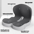thumbnail image 6 of 2025 Upgraded Ergonomic Memory Foam Seat Cushion for Car, Glamvidas Car Seat Support, Glamvidas Back Support Memory Foam Seat Cushion for Office Chair for Tailbone Pain Relief (E), 6 of 10