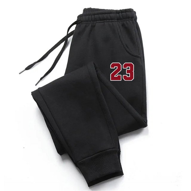 Pantalons de Jogging en Molleton Imprimé de Luxe pour Hommes, Pantalons de Jogging Chauds, Multiples Packs, Pantalons d'Extérieur Droits, Automne Hiver
