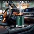 thumbnail image 3 of Waterless Essential Oil Diffuser Rechargable: 100ml Aromatherapy Diffuser for Car and Home - 1/2/3/4/6H/Time Off 7 Mist Level for Room Office Bedroom (Green), 3 of 6