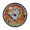thumbnail image 2 of Lotusprinthandmade Halloween White Ghost Spare Tire Cover With Backup Camera Hole 6 Sizes (27 in.), 2 of 7