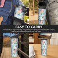 thumbnail image 7 of Modern 30oz Handheld Travel Tumbler with Handle – Double Wall Stainless Steel Insulated Cup, Flip Straw Lid, Leak-Proof & BPA-Free for Hot and Cold Drinks – Durable Coffee & Juice Mug White, 7 of 7