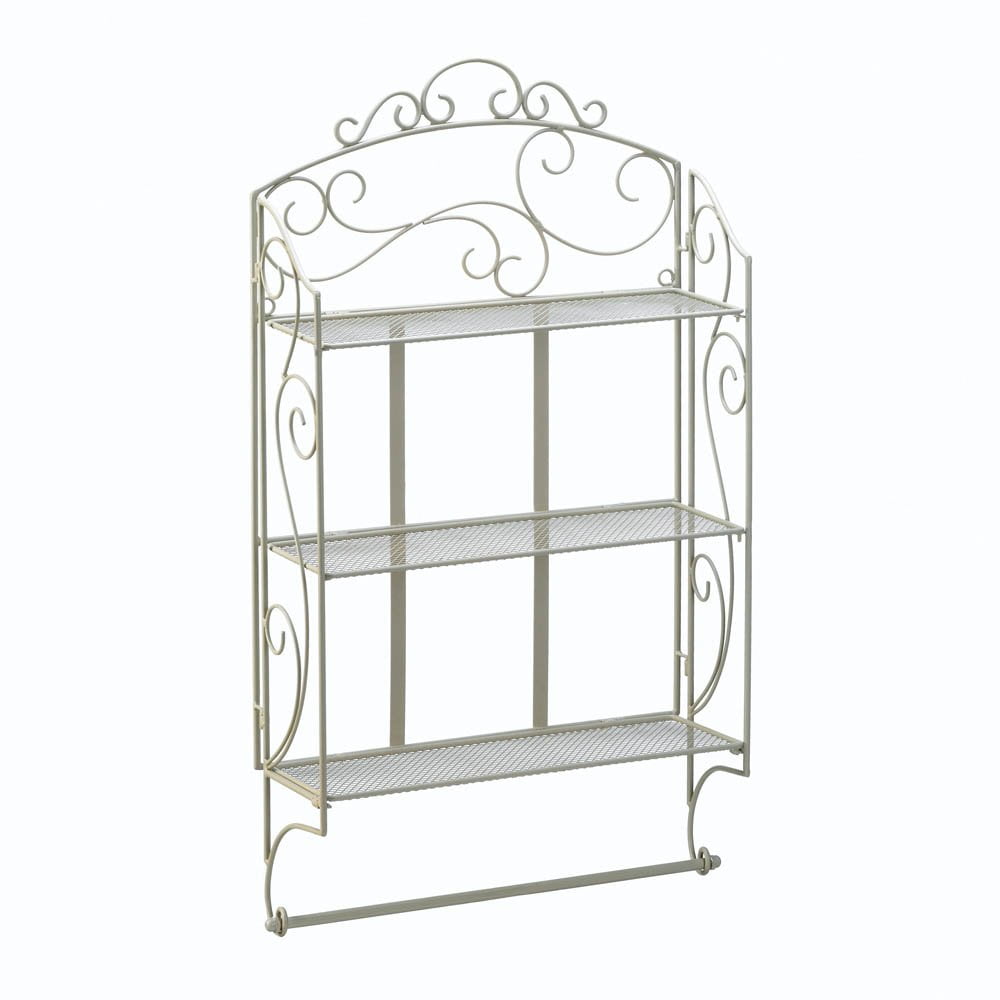 Metal Wall Mount Rack Decorative Mountable Wall Rack Storage Shelf Walmart Com Walmart Com