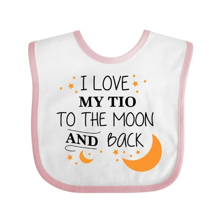 

Inktastic I Love My Tio to the Moon and Back Gift Baby Boy or Baby Girl Bib
