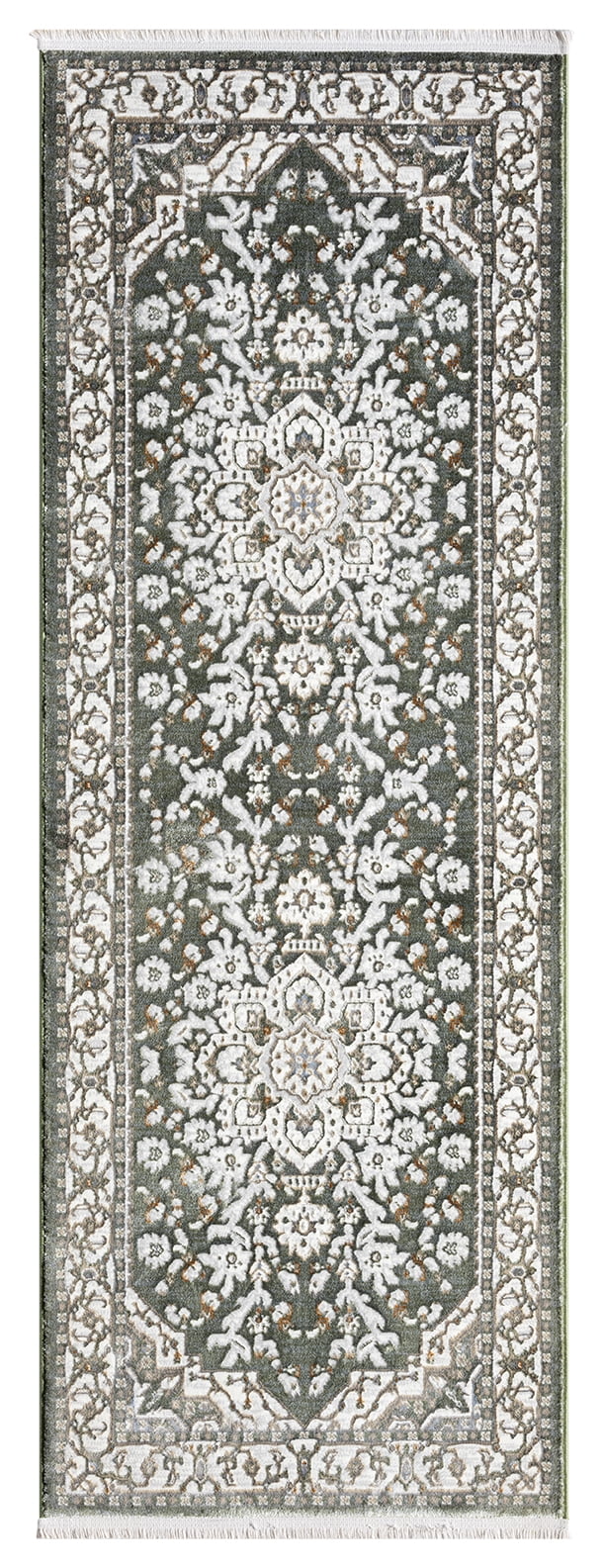 United Weavers Riviera Delora Runner Rug, Border Pattern, Cream, 2'7" X 7'2"