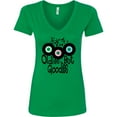 thumbnail image 3 of Inktastic Oldies but Goodies Records and Music Notes Women's V-Neck T-Shirt, 3 of 5