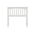 thumbnail image 4 of Atlantic Furniture AR287822 Mission Twin Size Headboard, White, 4 of 6