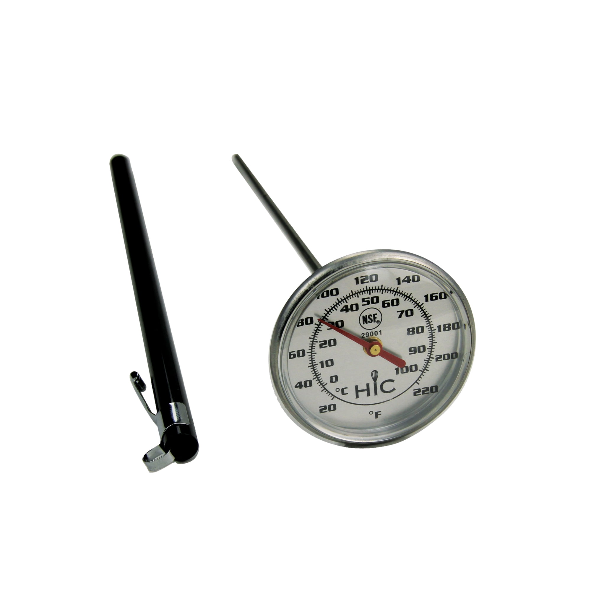 HIC InstantRead Meat Poultry Turkey Grill Thermometer, Large 2Inch