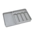 thumbnail image 2 of Organizador de cajones para cubiertos expandible 2X, organizador de utensilios para cajones de cocina, organizador de cubiertos ajustable, 2 of 8