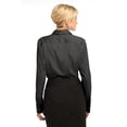 thumbnail image 3 of Red House RH63 Ladies French Cuff Non Iron Pinpoint Oxford Dusk Shirt, Charcoal, XL, 3 of 3