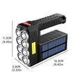 thumbnail image 7 of DEELLEEO Solar Rechargeable Portable Searchlight Household Handheld Emergency Multi-function Flash Light, 7 of 7
