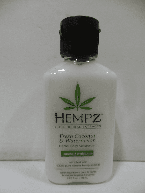 Hempz Herbal Body Moisturizer, Pearl White, Fresh Coconut & Watermelon