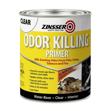 Clear, Zinsser Odor Killing Primer, Quart