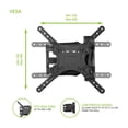 thumbnail image 3 of Soporte de pared Kanto M300 Full Motion para televisores de 26 a 55 pulgadas, color negro, 3 of 5
