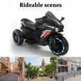 thumbnail image 3 of HNH 12V Ride on Motorcycle for Kids, Electric Dirt Bike with LED Light, Bluetooth Music, Motorbike Ride on Toy for 3-6 Yea, 3 of 11