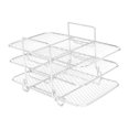 thumbnail image 1 of Freidora 3 estantes apilables deshidratador eficiente y saludable de acero inoxidable para carne para hornear ANGGREK Otros, 1 of 8