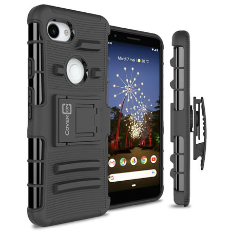 CoverON Google Pixel 3A XL Case, Explorer Series Protective Holster Belt Clip Phone