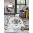 thumbnail image 2 of Regal 5x7  Vintage Oriental Medallion Area Rug  1170 in Brown Bone, 2 of 6
