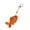 Orange, variant on Lightweight User Friendly Crochet Fish Keychain Phone Strap Handmade Design