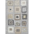 thumbnail image 2 of Addison Rugs Mayfield Premium Machine Washable Transitional Geometric Gray Rectangle Rug, 3' x 5', 2 of 7