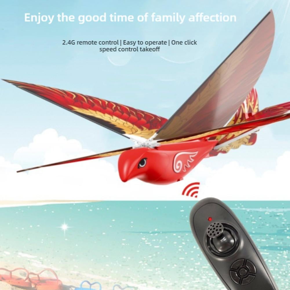 Remote Control Bionic Flying Bird Toy Simulating Real Flight for Indoor and Outdoor Use, Multiple Sizes Available