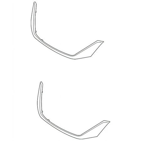 Genuine OE Toyota Upper Grille - 53114-08010