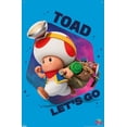thumbnail image 4 of Nintendo The Super Mario Galaxy Movie (2026) - Toad Let's Go Wall Poster with Pushpins, 22.375" x 34", 4 of 4