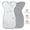 Moon and stars,Gray, variant on ERAY 0-3 Months Swaddle Sleepsack, Gray, 2-Piece